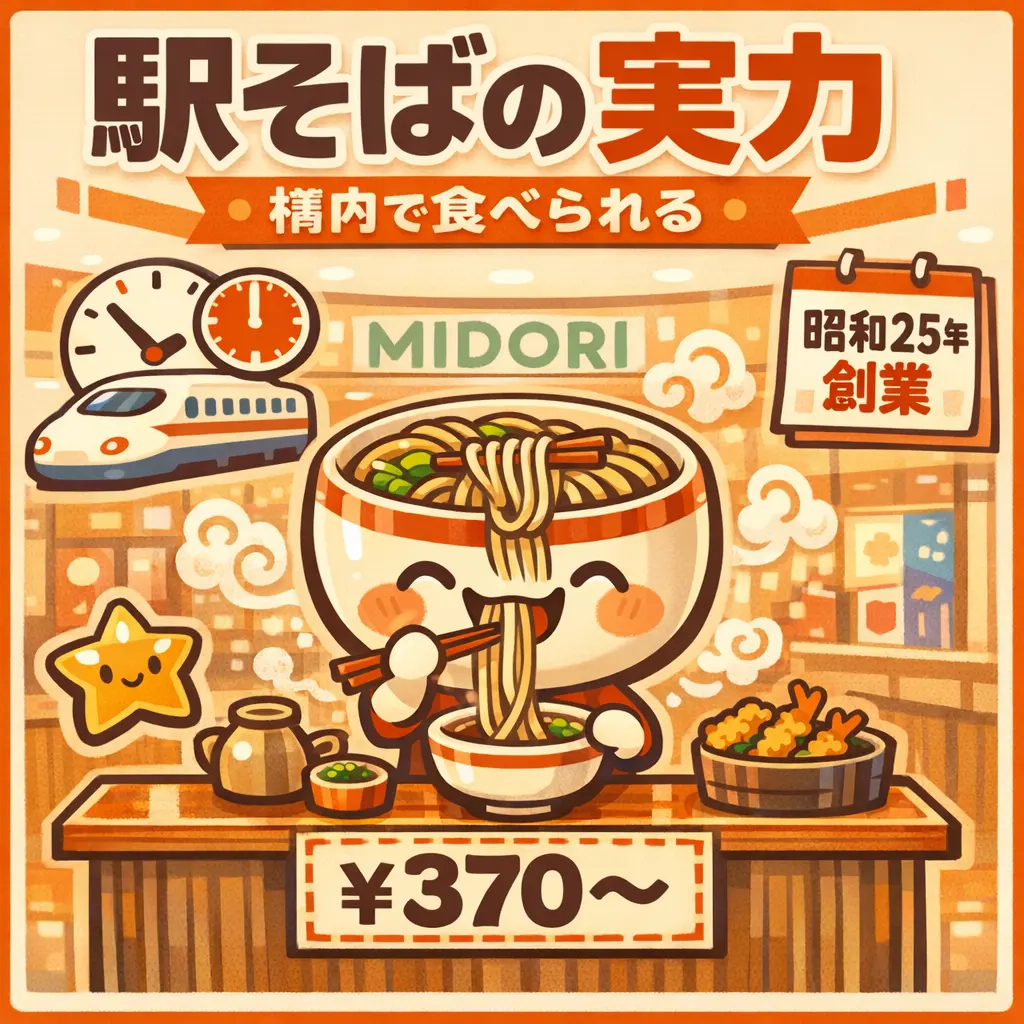 長野駅構内で食べられる蕎麦屋 - 長野駅 蓕麦